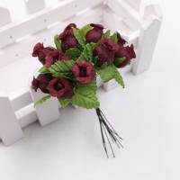 12pcs Bouquet De Flores Artificiales Rosa De Seda De 2cm Para Decoración De Boda DIY Scrapbook Wreath Caja De Regalo Y Artesanía - details 15