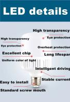 Bombilla LED 100W E27 Brillo Alto Protección Ocular No Parpadeante Disipación De Calor Alta Luz Blanca Vida Útil De 50000 Horas - details 1