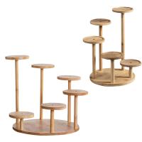 Soporte De Plantas De Madera Para Interior Y Exterior Decorativo Elegante Organizador De Macetas Para Balcones Dormitorios Salones - details 1
