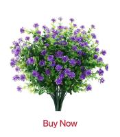 50/100pcs Decoración De Flores Artificiales De Seda Para Boda Y Fiesta De Navidad Protección UV Para Exterior Arreglo De Lirio De Agua - details 8