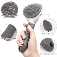 Cepillo De Aseo Para Mascotas Gato/Cachorro Herramienta De Peluquería Para Perros Desenredador De Pelo De Acero Inoxidable Accesorios Para Perros Y Gatos - details 1
