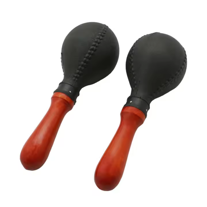 Par De Maracas Profesionales Para Niños Instrumento De Percusión De Hielo Y Arena Juguete Musical De Hammer - 1