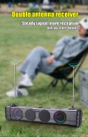 Altavoz Bluetooth Bar Conveniente con Luces de colores de alto valor de esritorio al aire libre de audio Solar - details 2