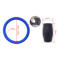 Cubierta De Volante Universal Para Coche En Silicona No Eslipiente Multi Color Ajustable Para 36-40cm Accesorios De Decoración Para Coche - details 8