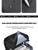 Mochila Oxford multicapa impermeable y elegante, mochila de gran capacidad para estudiantes, viaje Simple, fuera de la ciudad - details 6