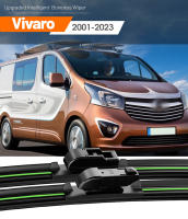 2pcs LimpiaParabrisas Delanteros Para Opel Vivaro a B C 2001-2023 Plegables En Un Solo Pie De Goma Natural Accesorios De Ventana - details 0