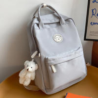 Mochila Grande Impermeable Para Mujer Con Gran Capacidad Estilo Trendy Para Estudio Y Viaje Con Bolsillo Para Portátil - details 1