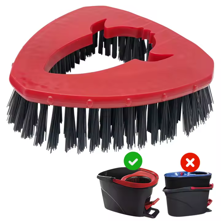 Cabeza De Repuesto Para Mopa Giratoria Base De Escobilla De Limpieza Compatible Con Vileda / O Cedar Sistema De Tanque Simple Limpieza De Baño Y Piso - 1