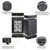 Lámpara De Pared Exterior LED IP65 Impermeable E27 Para Porche Puerta Frontal Jardín Estilo Moderno Soporte Para Bombilla Reemplazable - details 19
