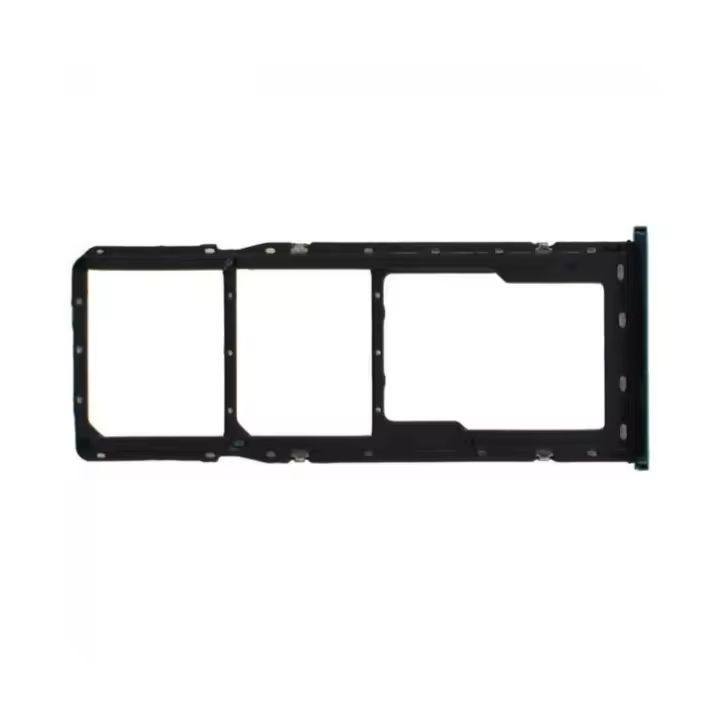 IMATICA LOS PALACIOS - Bandeja SIM y Adaptador Tarjeta Micro SD para Samsung Galaxy A10s / A20s - Repuesto de Bandeja Lateral en Color Verde - 1