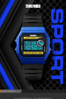 Reloj Deportivo Para Mujer SKMEI Moda Digital Resistente Al Agua Con Alarma Y Luz Trasera Pulsera De PU Reloj Feminino 1413 - details 0