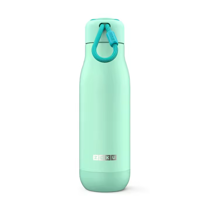 ZOKU PC - Botella Térmica de 0.5L en Acero Inoxidable de Doble Pared. Aqua - 1