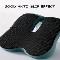 Almohadilla De Silla De Oficina Y Coche Con Espalda Integrada De Algodón De Memoria Protección Para Cintura Estudiante Fart Pad - details 1