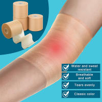 Cinta Elástica De Algodón Para Deportes En Blanco Soporte Muscular Para Rodilla Muñeca Y Tobillo Fácil De Rasgar - details 7