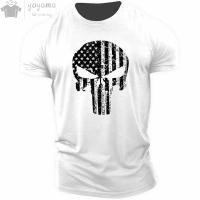 Camiseta De Hombre Con Estampado 3D Militar Y Patriótico Estilo O-Neck T-Shirt Sobredimensionada Camiseta Corta Deporte Ropa Top - details 7