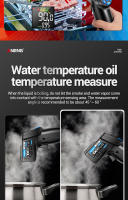 ANENG TH104 Gun Termómetro Infrarrojo Portátil -50~550℃ Con Sensor De Láser Y Pantalla VA Medidor De Temperatura Térmico Imagen Térmica Herramienta Pyrometer - details 7
