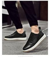 Zapatos De Cuero Para Hombre Con Alturas Aumentadas Suela De 6cm Casual Cómodos Elevador Comodidad Tamaño True Fit - details 8