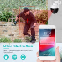 Cámara De Seguridad IP WiFi PTZ 8MP 4K Exterior Detección De Movimiento Humano Audio Bidireccional Vigilancia CCTV Inalámbrica ICSEE - details 7