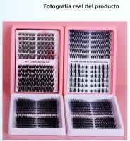 Kit de pestañas postizas de racimos: Juego de extensiones de pestañas de volumen ultra denso con aplicación de calor segmentada. - details 16