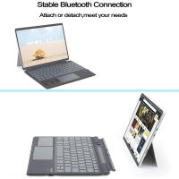 Teclado Con Trackpad Iluminado Para Microsoft Surface pro 8 9 10 X 13.0 Ruso Español Árabe Hebreo Coreano AZERT Portuguese - details 5