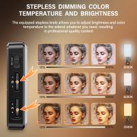 Luz De Video LED ST-120 Recargable 3000 mAh Con 3 Modos De Luz Ajustables CRI95 Portátil Mini Luz De Auto-Selfie 2500-9000K - details 1