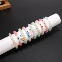 Kit De Joyería DIY Con 600 Piezas De Cuentas De Gelatina De Doble Color Y Cordón Elástico Para Pulseras Y Collares Unisex - details 6