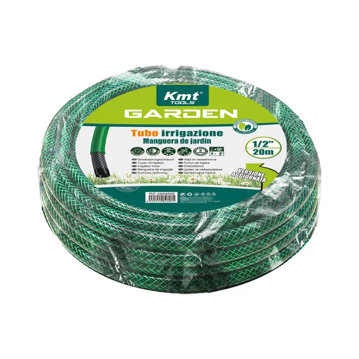 UD - Manguera de Jardín 1/2” 20m | Antialgas, Resistente UV, Alta Presión, PVC Reforzado - 1