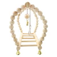 Juguete De Colgante Para Pájaros Madera Percha Para Periquito Con Bolas De Masticar Soporte De Sueño Para Cages Juguetes De Juego Para Pájaros Budgie - details 10