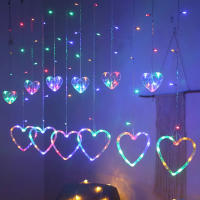 Luces LED De 3.5M En Forma De Corazón Para Decoración De Habitación Y Bodas Autónomas De Batería Ideal Para Días De San Valentín - details 3