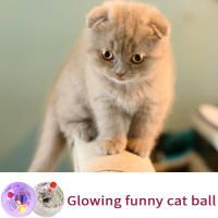 Juguete Interactivo Para Gatos Y Perros Bola Luminosa LED Transparente Activada Al Tocar Adecuada Para Perros Chicos Y Gatos Juguete Para Ejercicio Y Correr - details 1