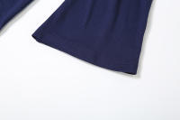 Vestido Bodycon Largo Elegante Y Sencillo Para Mujer Con Manga Flare Y Cuello Redondo Estilo Casual Sexy De Weir Puess Irregular Y Ajustado - details 6
