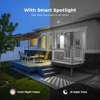 Cámara De Seguridad IP BESDER 15MP Wifi Exterior Con Pantalla Dual 10X Zoom Digital CCTV PTZ 8MP O-Kam pro Negro Y Gris - details 11