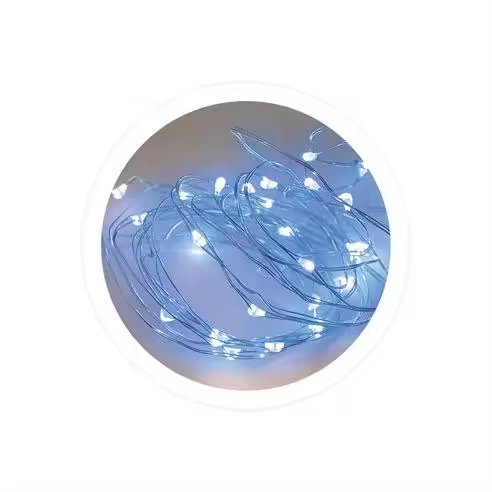 Gsc Evolution Guirnalda Alambre LED 1,9M Azul | Decoración Eventos - 1