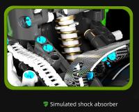 Bloques De Construcción Técnicos Para Ciudad 1:5 1858pcs Motocicleta De Carreras Vehículos MOC Juguete De Bloques Para Niños Regalos T4019 - details 10