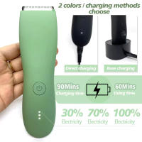 Afeitadora Eléctrica Para Hombres Trimmer De Cuerpo Recortador De Pecho Pubis Con Hoja Cerámica Reemplazable Corte Rápido Y Seco IPX7 Impermeable - details 4