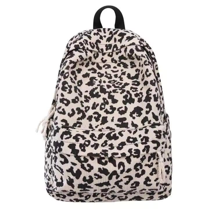 Mochila para adolescentes y Mujeres, Con estampado de Leopard, Grande, Ligera, para Orden portátil, informal, para Escuela Secundaria, Universidad, Trabajo - 1