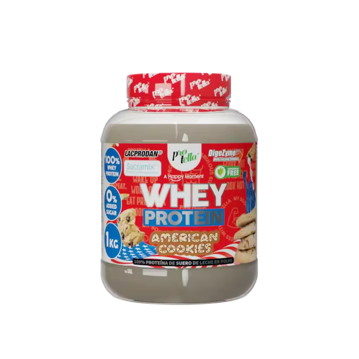 Protella - Proteína Whey Alta Calidad (1KG) Sin azúcares añadidos - Varios sabores - Proteína de suero de leche - 1