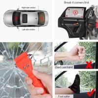 Car Window Safety Hammer 2-In-1 Car Escape Tool Car Window Breaker Life-Saving Hammer Seatbelt Cutter First-Aid Survival Tool - details 3