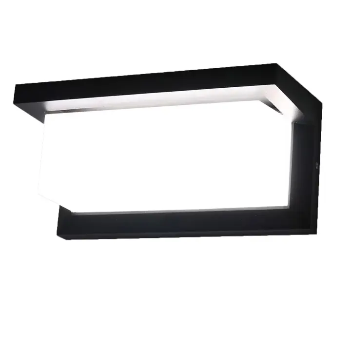 Lámpara de pared LED para exteriores con sensor de movimiento, Impermeable, Moderna, De aluminio, Iluminación decorativa - 1