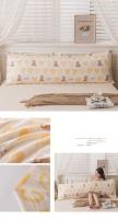 Funda De Almohada Amigable Con La Piel Para Parejas Tamaño Grande De Poliéster Suave 120/150/180cm Cubierta De Almohada Abrazadora Para Hogar Y Hotel - details 19
