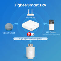 Tuya ZigBee Radiator Actuator Thermostat Smart TRV Thermostatic Valve Temperature Controller Support Alexa Google Home TRV06 - details 0