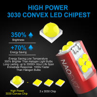 NAO 2x Lámpara LED T10 Super Brillante 6000K Blanca Amarilla Roja 5W5 700LM 12V 24V Luz De Marca Para Coche Error Anti CANBUS - details 1