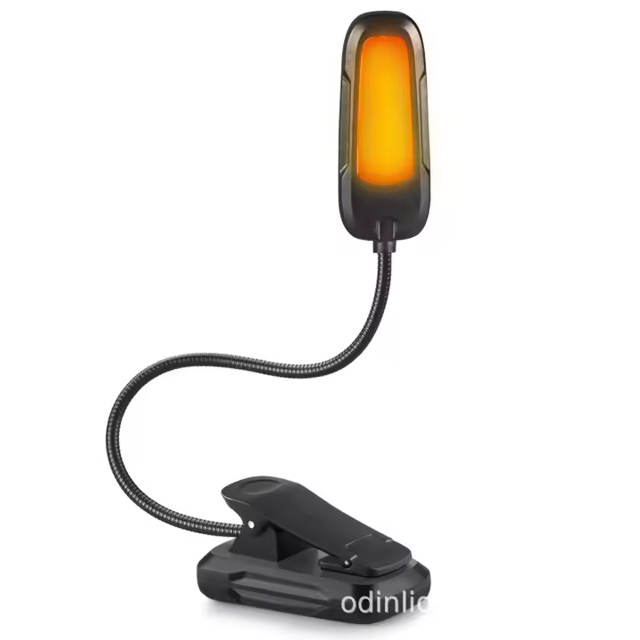 Lámpara de lectura con clip, nuevo estilo, lámpara de escritorio pequeña LED, lámpara de protección ocular para estudiantes, lámpara de lectura con mini clip y carga USB - 1