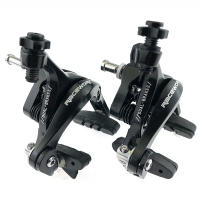 RACEWORK Calipero De Bicicleta De Carretera Doble Punto De Rotación Aluminio Lado Pull Freno Para Rueda De 700C Paquete Con Pastillas De Freno - details 2