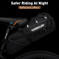 Bolsa De Bicicleta NEWBOLER Impermeable Para MTB Y Carretera 10L Gran Capacidad Plegable Accesorios De Maletero Para Ciclismo - details 9