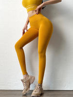 Leggings De Yoga Para Mujer Fitness Correr Cintura Alta Elástica Pantalones Deportivos Push up Para Gimnasio Atletismo Secado Rápido Carreras Ejercicio - details 3