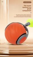 Juguete Interactivo Para Gatos Bola Recargable Por USB Modos De Juego Adaptativos Superficie Texturada Con C Cola Simulada - details 9