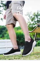 Zapatos De Vulcanización Para Hombre Moda Transpirable Zapatillas Casuales De Malla Ligeros Y Cómodos Para Exterior Y Caminar - details 6