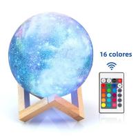 Lámpara De Noche LED 3D Recargable Luces De La Luna Con Interruptor Táctil Decoración Para Dormitorio Regalos De Cumpleaños Venta Caliente - details 7