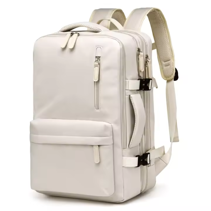 Mochipa de Viaje en Cabina de Avión 44x16x30 Mochila de Equipaje para Mujer 45x16x30 cm Tamaño de Equipaje de Mano Mopila Ampliable Mochipa de Viaje para Hombre Mochipa Impermeable para Portátil with USB - 1